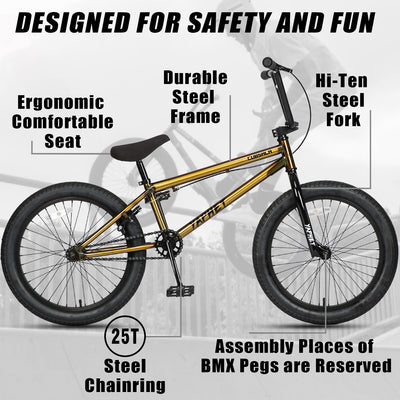 Yaphet | 20" BMX Bike For Intermadiate
