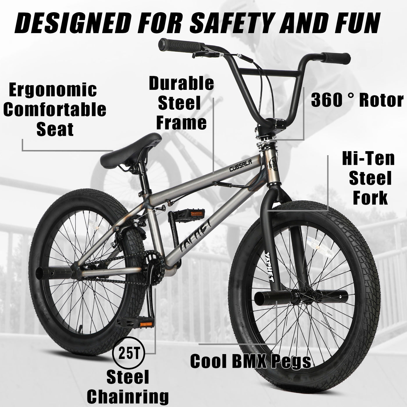 Yaphet-K | 20" BMX Bike For Intermadiate