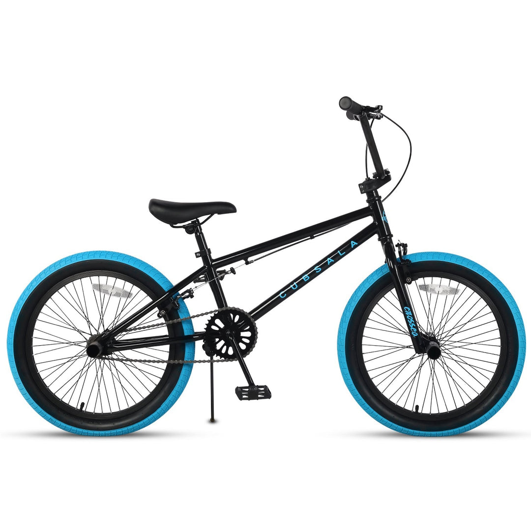 Black with Blue Tires