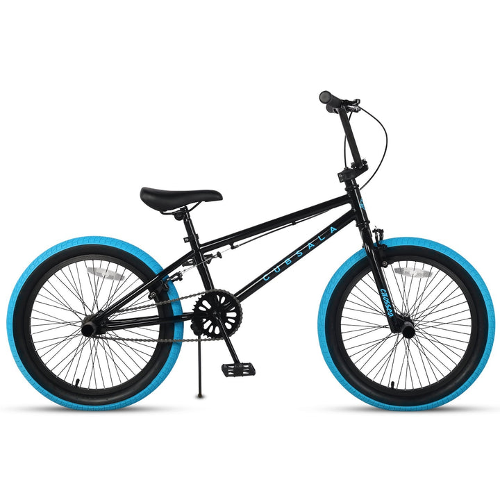 Black with Blue Tires