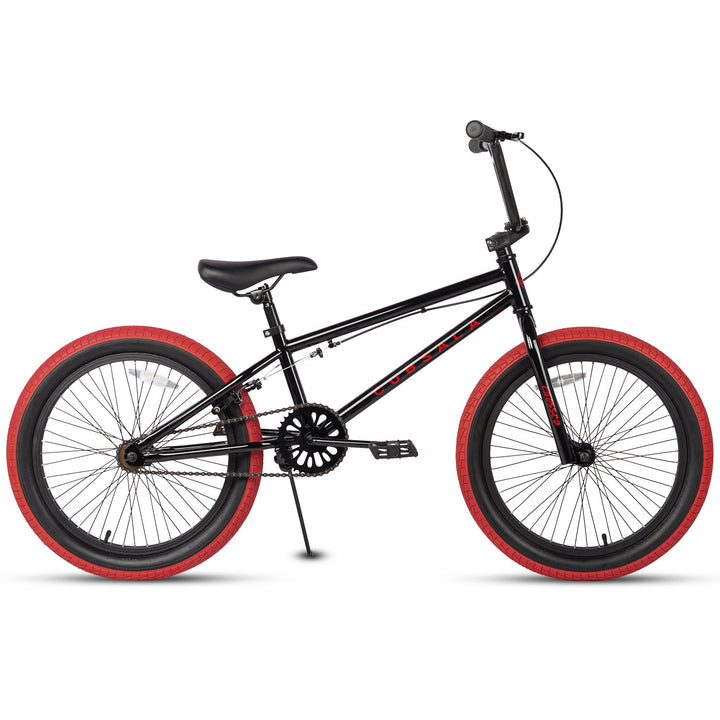 Black with Red Tires