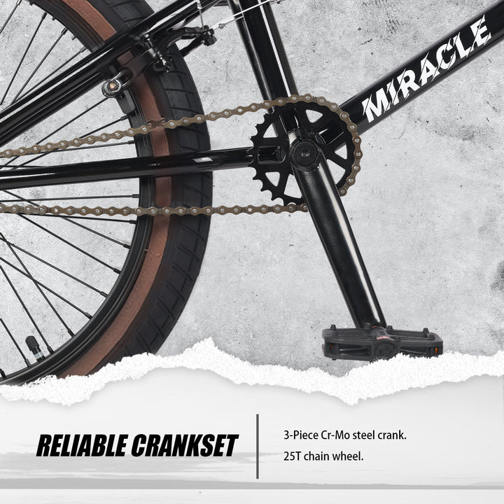 Miracle | 20 Inch Cr-Mo Steel BMX Bike  For Expert