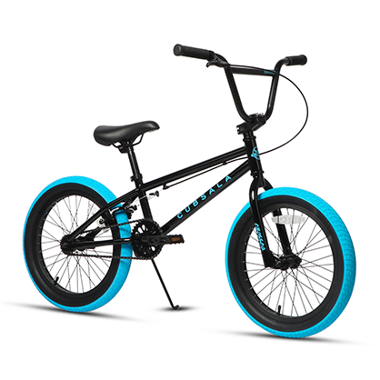 Black with Blue Tires