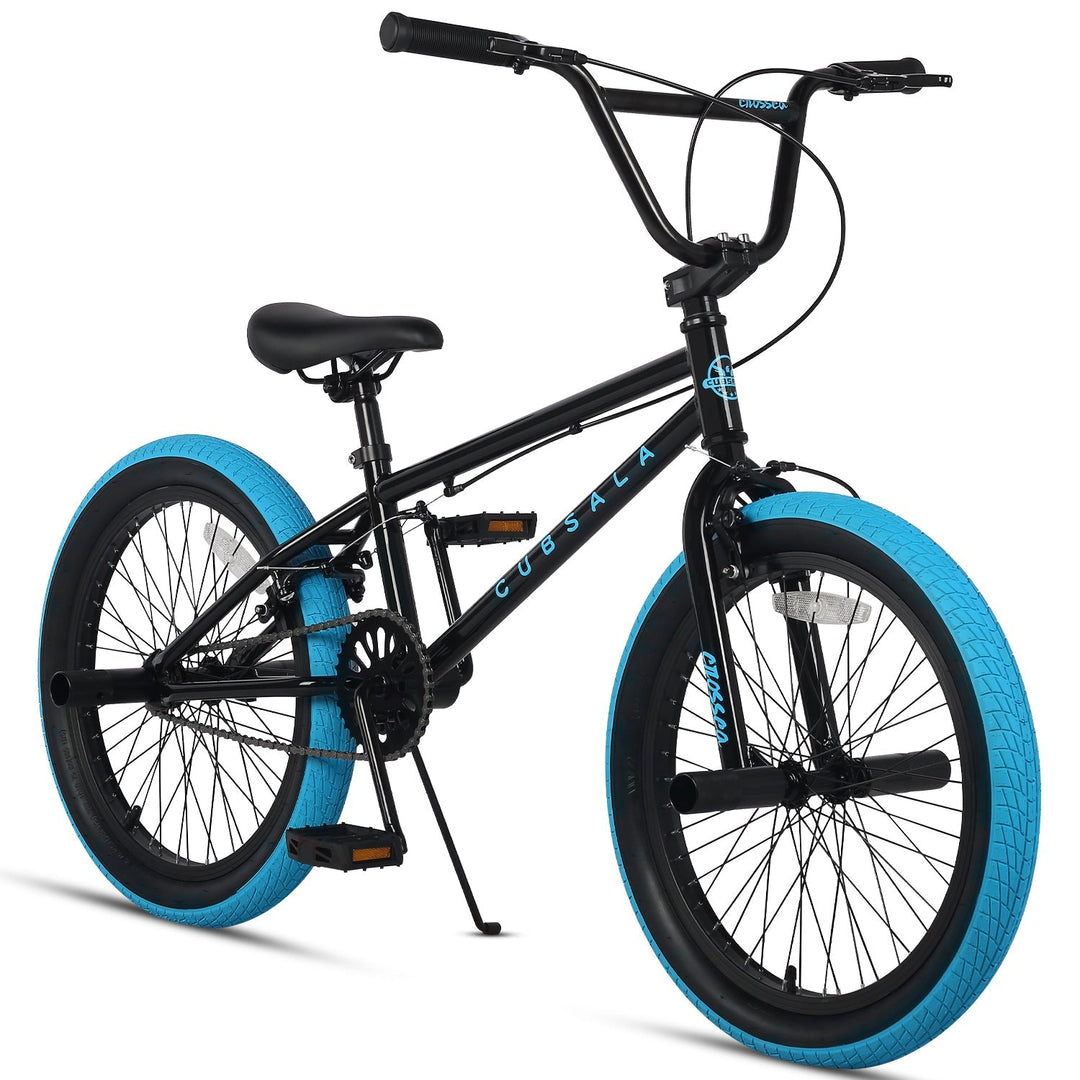 Black with Blue Tires