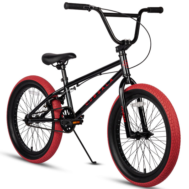 Black with Red Tires