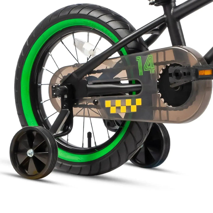 Black Green Tires