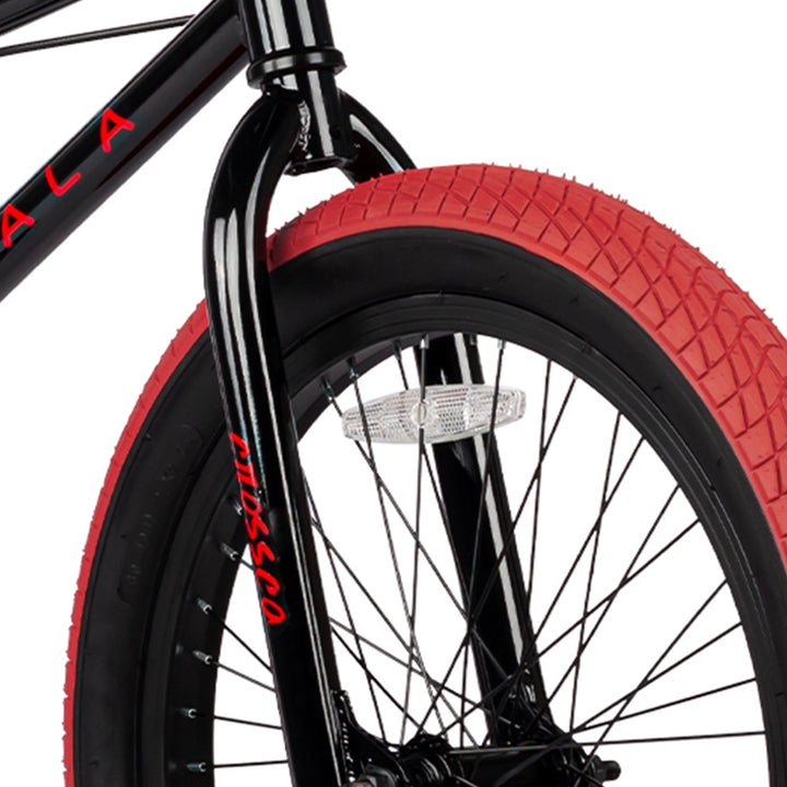Black with Red Tires
