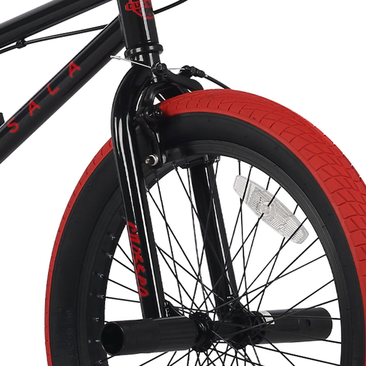 Black with Red Tires