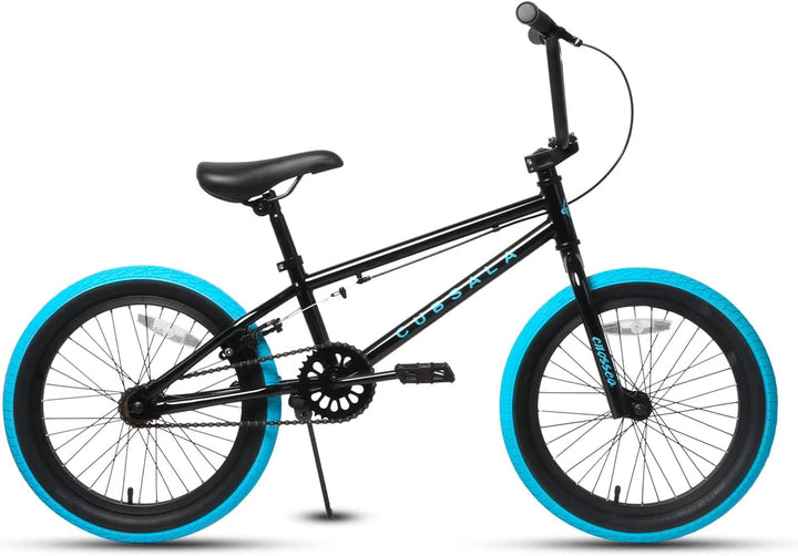 Black with Blue Tires