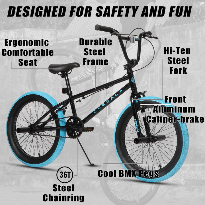 Black with Blue Tires