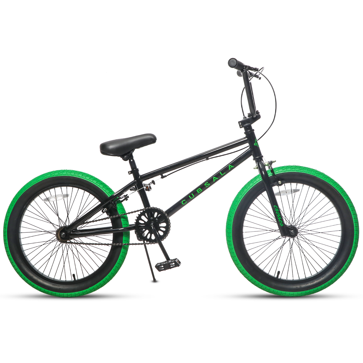 Bmx black top and green